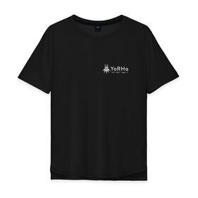 Мужская футболка хлопок Oversize с принтом Yorha Unit 9 Type S shirt в Тюмени, 100% хлопок | свободный крой, круглый ворот, “спинка” длиннее передней части | Тематика изображения на принте: nier_automata