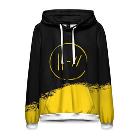 Мужская толстовка 3D с принтом TWENTY ONE PILOTS TOP в Тюмени, 100% полиэстер | двухслойный капюшон со шнурком для регулировки, мягкие манжеты на рукавах и по низу толстовки, спереди карман-кенгуру с мягким внутренним слоем. | 21 pilots | 21p | music | rock | top | trench | twenty one pilots | группа | музыка | рок