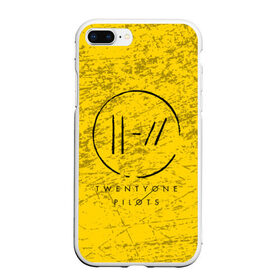 Чехол для iPhone 7Plus/8 Plus матовый с принтом TWENTY ONE PILOTS TOP в Тюмени, Силикон | Область печати: задняя сторона чехла, без боковых панелей | 21 pilots | 21p | music | rock | top | trench | twenty one pilots | группа | музыка | рок