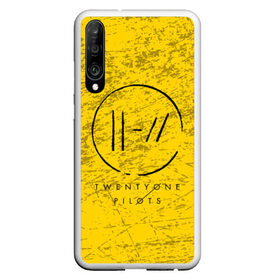 Чехол для Honor P30 с принтом TWENTY ONE PILOTS TOP в Тюмени, Силикон | Область печати: задняя сторона чехла, без боковых панелей | 21 pilots | 21p | music | rock | top | trench | twenty one pilots | группа | музыка | рок