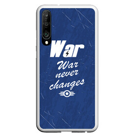 Чехол для Honor P30 с принтом WAR NEVER CHANGES в Тюмени, Силикон | Область печати: задняя сторона чехла, без боковых панелей | 101 | 111 | 76 | atom cats | bethesda | brotherhood of steel | fallout | nuka cola | outcast | tunnel snakes | vault | war | братство стали | бункер | война | убежище | фолаут | фоллаут | ядеркола