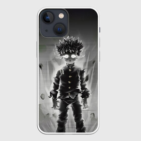 Чехол для iPhone 13 mini с принтом Mob Psycho в Тюмени,  |  | Тематика изображения на принте: anime | mob psycho 100 | shigeo kageyama | аниме | моб психо 100