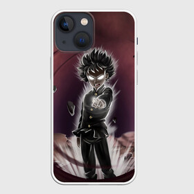 Чехол для iPhone 13 mini с принтом Mob Psycho 100 в Тюмени,  |  | Тематика изображения на принте: anime | mob psycho 100 | shigeo kageyama | аниме | моб психо 100