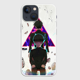 Чехол для iPhone 13 mini с принтом Моб Психо 100 в Тюмени,  |  | anime | mob psycho 100 | shigeo kageyama | аниме | моб психо 100