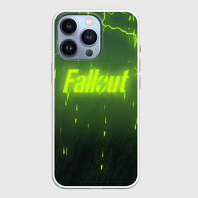 Чехол для iPhone 13 Pro с принтом FALLOUT RADSTORM в Тюмени,  |  | Тематика изображения на принте: 101 | 111 | 76 | atom cats | bethesda | brotherhood of steel | fallout | nuka cola | outcast | tunnel snakes | vault | war | братство стали | бункер | война | убежище | фолаут | фоллаут | ядеркола