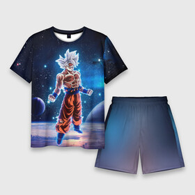 Мужской костюм с шортами 3D с принтом Goku on a planet в Тюмени,  |  | anime | dragon ball | аниме | гоку | драгон бол | дракона жемчуг