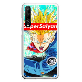 Чехол для Honor P30 с принтом Super Saiyan в Тюмени, Силикон | Область печати: задняя сторона чехла, без боковых панелей | Тематика изображения на принте: anime | dragon ball | аниме | гоку | драгон бол | дракона жемчуг