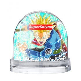 Водяной шар с принтом Super Saiyan в Тюмени, Пластик | Изображение внутри шара печатается на глянцевой фотобумаге с двух сторон | anime | dragon ball | аниме | гоку | драгон бол | дракона жемчуг