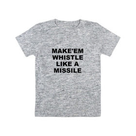 Детская футболка хлопок с принтом BLACKPINK в Тюмени, 100% хлопок | круглый вырез горловины, полуприлегающий силуэт, длина до линии бедер | blackpink | k pop | whistle like a missile | блэк пинк
