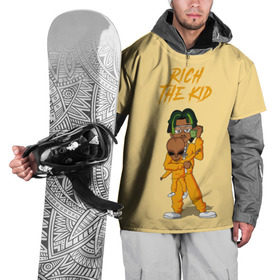 Накидка на куртку 3D с принтом Rich The Kid в Тюмени, 100% полиэстер |  | freshman | kid | plug | rap | rich | the | walk | богатый | волк | зе кид | инопланетянин | нло | плаг | ребенок | репер | рич | рэп | рэпер | фрешмен