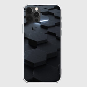 Чехол для iPhone 12 Pro Max с принтом НАНО СОТЫ в Тюмени, Силикон |  | abstract | abstraction | comb | texture | абстракция | бронь | соты | стальные соты | текстуры
