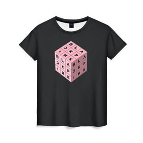 Женская футболка 3D с принтом BLACKPINK в Тюмени, 100% полиэфир ( синтетическое хлопкоподобное полотно) | прямой крой, круглый вырез горловины, длина до линии бедер | black pink | blackpink | square two | square up | дженни ким | лалиса манобан