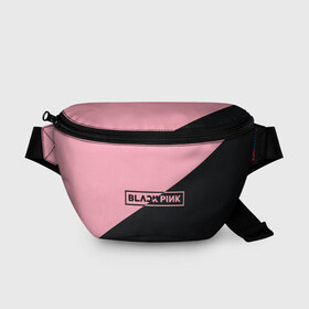 Поясная сумка 3D с принтом Black Pink в Тюмени, 100% полиэстер | плотная ткань, ремень с регулируемой длиной, внутри несколько карманов для мелочей, основное отделение и карман с обратной стороны сумки застегиваются на молнию | black pink | blackpink | square two | square up | дженни ким | лалиса манобан