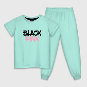 Детская пижама хлопок с принтом BLACKPINK в Тюмени, 100% хлопок |  брюки и футболка прямого кроя, без карманов, на брюках мягкая резинка на поясе и по низу штанин
 | Тематика изображения на принте: 