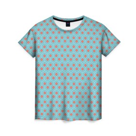 Женская футболка 3D с принтом BTS - IDOL - (RM) в Тюмени, 100% полиэфир ( синтетическое хлопкоподобное полотно) | прямой крой, круглый вырез горловины, длина до линии бедер | k pop | rm | арэм | джун | ким | корейцы | нам | орнамент | узор