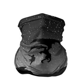 Бандана-труба 3D с принтом THE ELDER SCROLLS в Тюмени, 100% полиэстер, ткань с особыми свойствами — Activecool | плотность 150‒180 г/м2; хорошо тянется, но сохраняет форму | Тематика изображения на принте: dovahkiin | dragonborn | fus ro dah | rpg | skyrim | tes | the elder scrolls | докавин | рпг