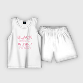 Детская пижама с шортами хлопок с принтом BLACKPINK в Тюмени,  |  | blackpink | k pop | music | блэк пинк | дженни | джису | лис | музыка | розэ