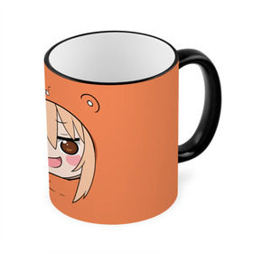 Кружка 3D с принтом Himouto! Umaru-chan в Тюмени, керамика | ёмкость 330 мл | himouto umaru chan | himouto umaruchan | komaru | my two faced little sister | tanukichi | u.m.r. | umaru doma | двуличная сестрёнка умару | умару дома