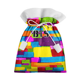Подарочный 3D мешок с принтом BTS в Тюмени, 100% полиэстер | Размер: 29*39 см | bangtan boys | beyond the scene | bts | k pop | music | арэм | ви | джей хоуп | джин | музыка | сюга | чимин | чонгук