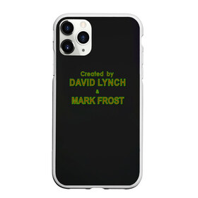 Чехол для iPhone 11 Pro матовый с принтом Created by Lynch & Frost в Тюмени, Силикон |  | david lynch | mark frost | twin peaks | твин пикс