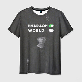 Мужская футболка 3D с принтом PharaON в Тюмени, 100% полиэфир | прямой крой, круглый вырез горловины, длина до линии бедер | deaddynasty | pharaoh | phuneral | фараон