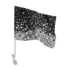 Флаг для автомобиля с принтом Шестеренки в Тюмени, 100% полиэстер | Размер: 30*21 см | механизм | шестеренки | шестерня