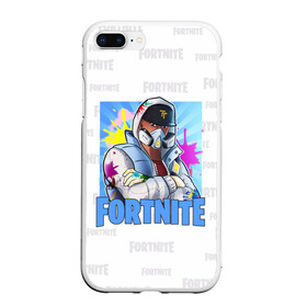 Чехол для iPhone 7Plus/8 Plus матовый с принтом Fortnite Fan Art в Тюмени, Силикон | Область печати: задняя сторона чехла, без боковых панелей | Тематика изображения на принте: fortnite | save | the | world | битва | борьба | выживани | зомби | королевская | монстры | симулятора | фортнайт