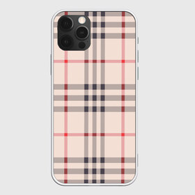 Чехол для iPhone 12 Pro Max с принтом Светлая клетка в Тюмени, Силикон |  | геометрия | клетка | мода. тренд | орнамент | плед | розовый | сетка. полосы. линии | узор