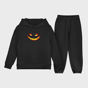 Детский костюм хлопок Oversize с принтом Улыбка тыквы в Тюмени,  |  | halloween | глаза | глазки | зубы | лицо | ночь | призрак | рот | страшно | тыква | улыбка | хэллоуин