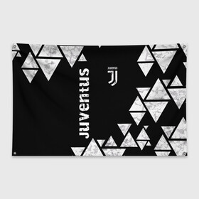 Флаг-баннер с принтом Juventus Black and White в Тюмени, 100% полиэстер | размер 67 х 109 см, плотность ткани — 95 г/м2; по краям флага есть четыре люверса для крепления | club | football | juventus | белый | италия | клуб | форма | черный | ювентус