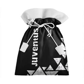 Подарочный 3D мешок с принтом Juventus Black and White в Тюмени, 100% полиэстер | Размер: 29*39 см | club | football | juventus | белый | италия | клуб | форма | черный | ювентус