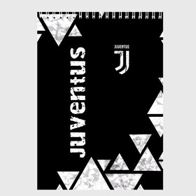 Скетчбук с принтом Juventus Black and White в Тюмени, 100% бумага
 | 48 листов, плотность листов — 100 г/м2, плотность картонной обложки — 250 г/м2. Листы скреплены сверху удобной пружинной спиралью | club | football | juventus | белый | италия | клуб | форма | черный | ювентус