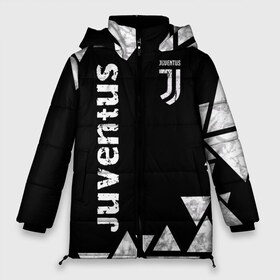 Женская зимняя куртка 3D с принтом Juventus Black and White в Тюмени, верх — 100% полиэстер; подкладка — 100% полиэстер; утеплитель — 100% полиэстер | длина ниже бедра, силуэт Оверсайз. Есть воротник-стойка, отстегивающийся капюшон и ветрозащитная планка. 

Боковые карманы с листочкой на кнопках и внутренний карман на молнии | club | football | juventus | белый | италия | клуб | форма | черный | ювентус