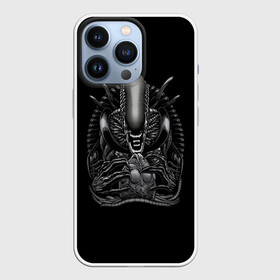 Чехол для iPhone 13 Pro с принтом Чужой и Его Прелесть в Тюмени,  |  | alien | aliens | horror | predator | ufo | инопланетяне | инопланетянин | нло | пришелец | пришельцы | ужасы | фантастика | хищник | чужой