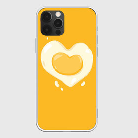 Чехол для iPhone 12 Pro Max с принтом Яичница Сердечко в Тюмени, Силикон |  | eggs | food | heart | love | white | yellow | белок | всмятку | еда | желток | любовь | сердечко | сердце | яичница | яйца