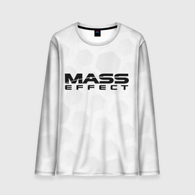 Мужской лонгслив 3D с принтом Mass Effect в Тюмени, 100% полиэстер | длинные рукава, круглый вырез горловины, полуприлегающий силуэт | effect | game | games | rpg | shepard | игра | игры | масс | рпг | шепард | эффект