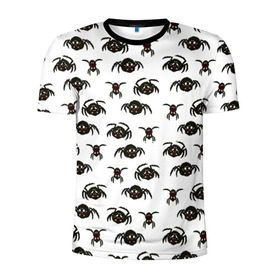 Мужская футболка 3D спортивная с принтом Don`t Starve в Тюмени, 100% полиэстер с улучшенными характеристиками | приталенный силуэт, круглая горловина, широкие плечи, сужается к линии бедра | Тематика изображения на принте: game | spider | паттерн | паук