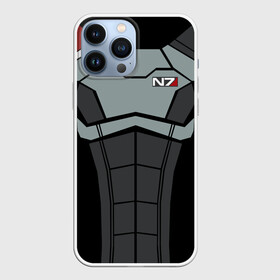 Чехол для iPhone 13 Pro Max с принтом КОСТЮМ N7 | MASS EFFECT N7 | МАСС ЭФФЕКТ Н7 в Тюмени,  |  | n7 | броня | костюм | масс эффект | н7 | стальная броня | шепард