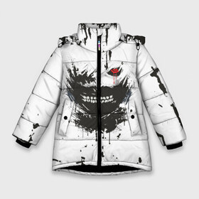 Зимняя куртка для девочек 3D с принтом Kaneki Ken (Tokyo Ghoul) #1 в Тюмени, ткань верха — 100% полиэстер; подклад — 100% полиэстер, утеплитель — 100% полиэстер. | длина ниже бедра, удлиненная спинка, воротник стойка и отстегивающийся капюшон. Есть боковые карманы с листочкой на кнопках, утяжки по низу изделия и внутренний карман на молнии. 

Предусмотрены светоотражающий принт на спинке, радужный светоотражающий элемент на пуллере молнии и на резинке для утяжки. | anime | kaneki ken | tokyo ghoul | аниме | канеки кен | токийский гуль