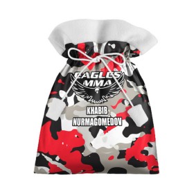 Подарочный 3D мешок с принтом UFC Хабиб Нурмагомедов в Тюмени, 100% полиэстер | Размер: 29*39 см | khabib nurmagomedov | mixed martial arts | sports organization | ufc | ultimate fighting championship | мма | хабиб нурмагомедов