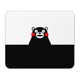 Коврик для мышки прямоугольный с принтом KUMAMON в Тюмени, натуральный каучук | размер 230 х 185 мм; запечатка лицевой стороны | Тематика изображения на принте: japanese | kumamon | kumamoto | аниме | игрушка | кумамон | кумамото сапурайдзу | персонаж | талисман | япония