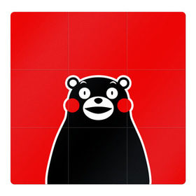 Магнитный плакат 3Х3 с принтом KUMAMON в Тюмени, Полимерный материал с магнитным слоем | 9 деталей размером 9*9 см | Тематика изображения на принте: japanese | kumamon | kumamoto | аниме | игрушка | кумамон | кумамото сапурайдзу | персонаж | талисман | япония