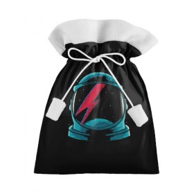 Подарочный 3D мешок с принтом Space Bowie в Тюмени, 100% полиэстер | Размер: 29*39 см | Тематика изображения на принте: david bowie | rock music | дэвид боуи | рок  музыка