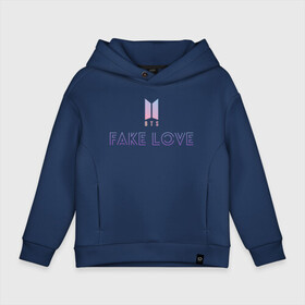 Детское худи Oversize хлопок с принтом FAKE LOVE BTS в Тюмени, френч-терри — 70% хлопок, 30% полиэстер. Мягкий теплый начес внутри —100% хлопок | боковые карманы, эластичные манжеты и нижняя кромка, капюшон на магнитной кнопке | bangtan boys | beyond the scene | bts | fake love | k pop | music | арэм | ви | джей хоуп | джин | музыка | сюга | чимин | чонгук