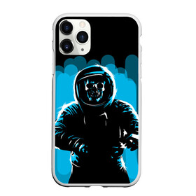 Чехол для iPhone 11 Pro матовый с принтом Dead Space в Тюмени, Силикон |  | austranaut | bone | cosmos | nasa | skull | астронавт | космонавт | космос | кости | череп