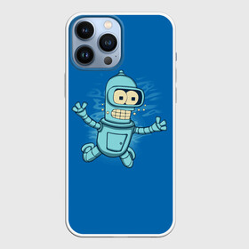 Чехол для iPhone 13 Pro Max с принтом Bender Nevermind в Тюмени,  |  | bender | futurama | mult | nevermind | nirvana | simpsons | zoidberg | бендер | зойдберг | мульт | мультик | мультфильм | симпсоны | футурама