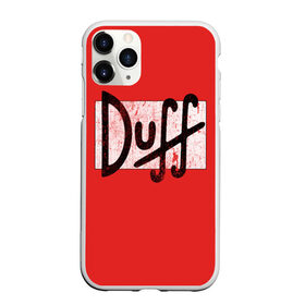 Чехол для iPhone 11 Pro матовый с принтом Duff Beer в Тюмени, Силикон |  | beer | donut | duff | fun | homer | joke | simpson | simpsons | гомер | дафф | пончик | прикол | приколы | симпсон | симпсоны