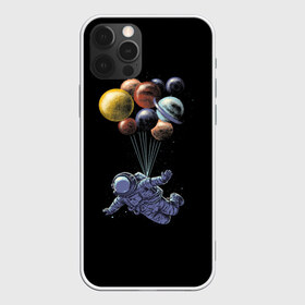 Чехол для iPhone 12 Pro Max с принтом Космонавт на Шариках в Тюмени, Силикон |  | galaxy | planet | planets | space | spaceman | star | stars | галактика | галактики | звезда | звезды | космонавт | космос | планета | планеты | шары