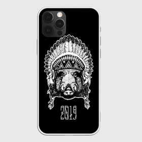 Чехол для iPhone 12 Pro Max с принтом Кабан 2019 в Тюмени, Силикон |  | верховный | вождь | год | голова | дикий | животные | индеец | ирокез | к | кабан | клыки | круто | лидер | лучший | мода | молодёжная | новый год | подарок | поздравление | поросенок | праздник | рисунок