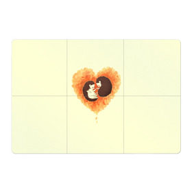 Магнитный плакат 3Х2 с принтом Любовь Ежиков в Тюмени, Полимерный материал с магнитным слоем | 6 деталей размером 9*9 см | cute | heart | hedgehog | hedgehogs | love | ежи | ежик | ежики | иголки | лапки | любовь | милый | обнимашки | пузико | пузо | сердечки | сердечко | смешной | ушки